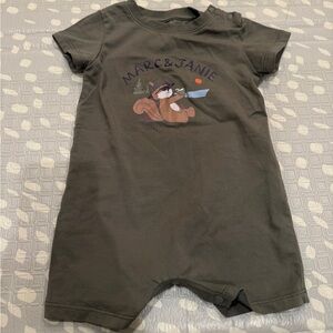 Marc Janie short sleeve romper, 3-6M